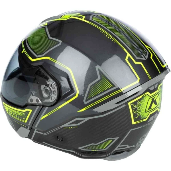 Klim GT1 Expedtition Carbon Helmet Black/Neon Yellow