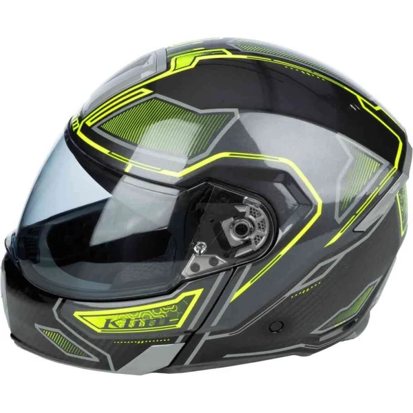 Klim GT1 Expedtition Carbon Helmet Black/Neon Yellow