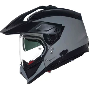 Nolan N70-2X 06 Classico N-Com MX Helmet Matte Grey, Motoee.com