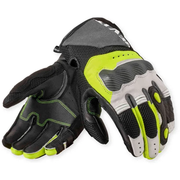 Revit Blaze Gloves Black/Grey/Neon Yellow