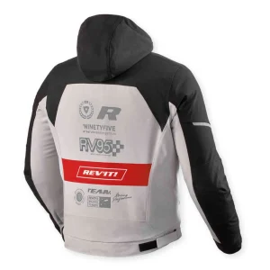 Revit Haste H2O Waterproof Textile Jacket Black/Red, Motoee.com