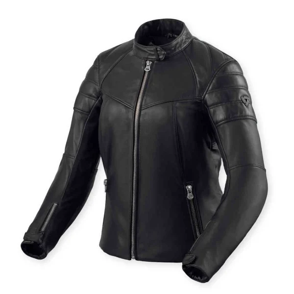 Revit London Ladies Leather Jacket Black