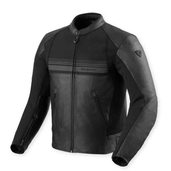 Revit Mile 2 Leather Jacket Black