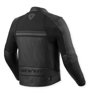 Revit Mile 2 Leather Jacket Black, Motoee.com