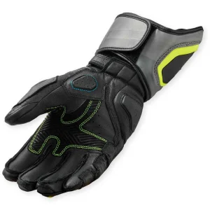 Revit Quantum 3 Gloves Black/Grey/Neon Yellow, Motoee.com