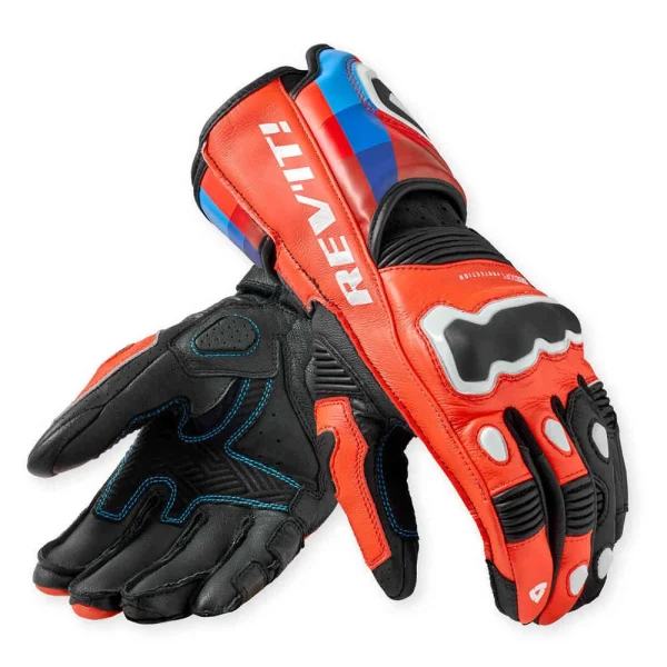 Revit Quantum 3 Gloves Black/Neon Red