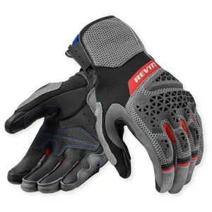 Revit Sand 5 Gloves Black/Grey/Red