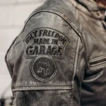 HolyFreedom Summer Perforated Leather Jacket Black