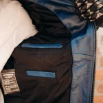 HolyFreedom Summer Perforated Leather Jacket Royal