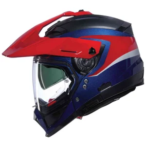 Nolan N70-2 X 06 Convinto N-Com MX Helmet Blue/Red/White, Motoee.com