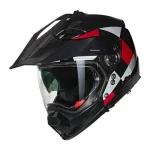 Nolan N70-2 X 06 Ruvido N-Com MX Helmet Black/Grey/Red