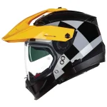 Nolan N70-2 X 06 Ruvido N-Com MX Helmet Black/Grey/Yellow