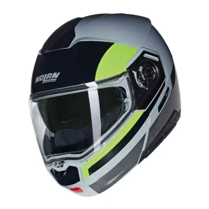 Nolan N90-3 06 Roboto N-Com Helmet Black/Grey/Green