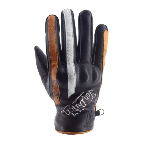 Von Dutch X Helstons Hawk Gloves Black/White/Gold