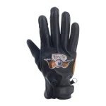Von Dutch X Helstons Vision Perforated Gloves Black/Gold