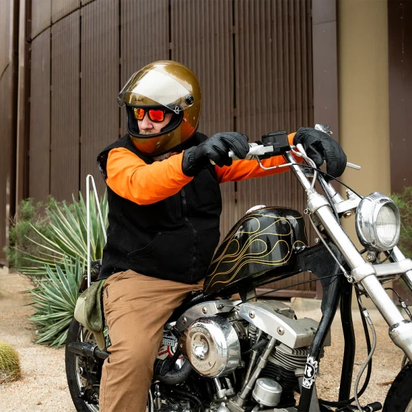 Biltwell Gringo S Metallic Ugly Gold Helmet