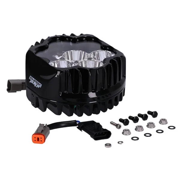 Custom Dynamics Shark Demon 2 Performance LED Headlamp Kit