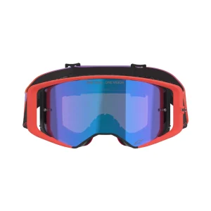 Alpinestars Supertech Vision Corp Goggles Hot Coral/Purple/Mirror/Blue, Motoee.com