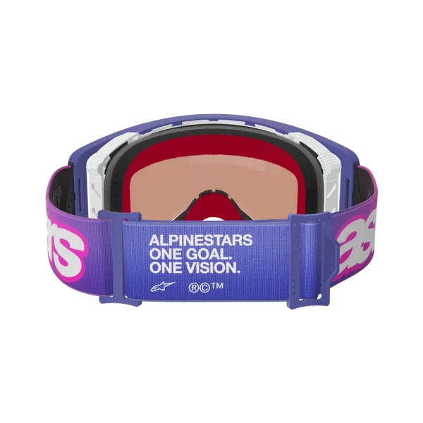 Alpinestars Supertech Vision Vista Goggles Purple/Pink/Mirror/Blue