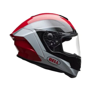 Bell Race Star DLX RSD Corsa Carbon Helmet Red/White/Black, Motoee.com