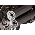 Falcon Double Groove Slip-On Exhaust Black for 06-13 XL1200/XL883