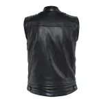 John Doe Storm Leather Vest Black