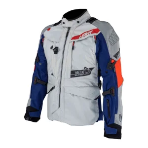 Leatt ADV MultiTour 7.5 Waterproof Textile Jacket Light Grey/Blue/Red