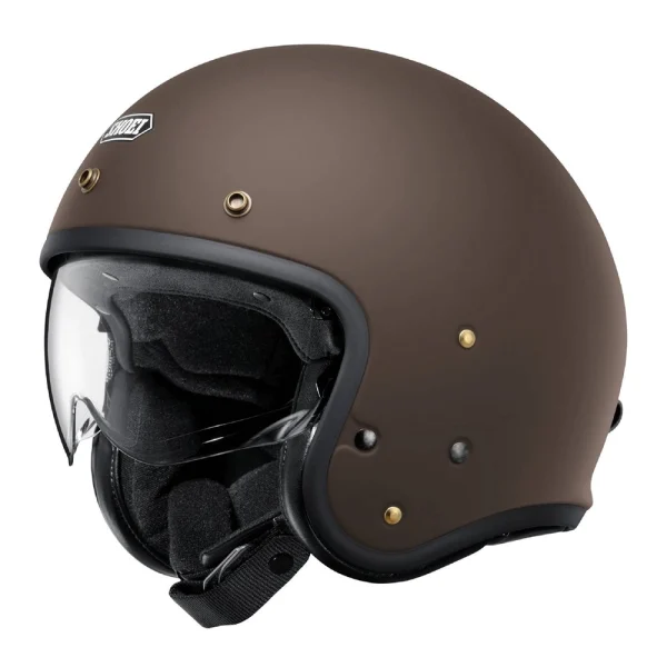 Shoei J.O2 Jet Helmet Brown Matte