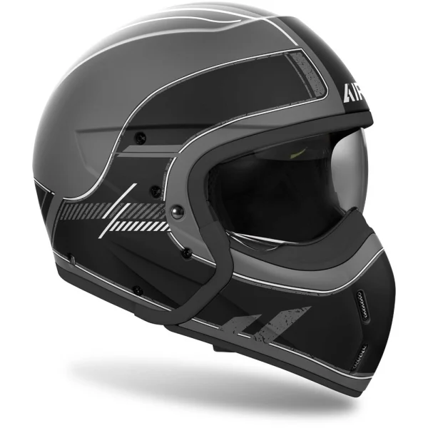 Airoh J 110 Raster Helmet Matte Black/Grey