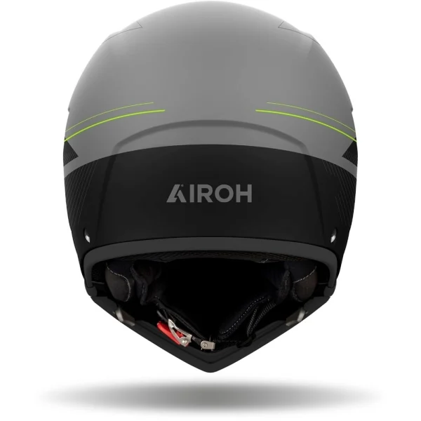 Airoh J 110 Slim Helmet 25 Matte Black/Grey/Yellow