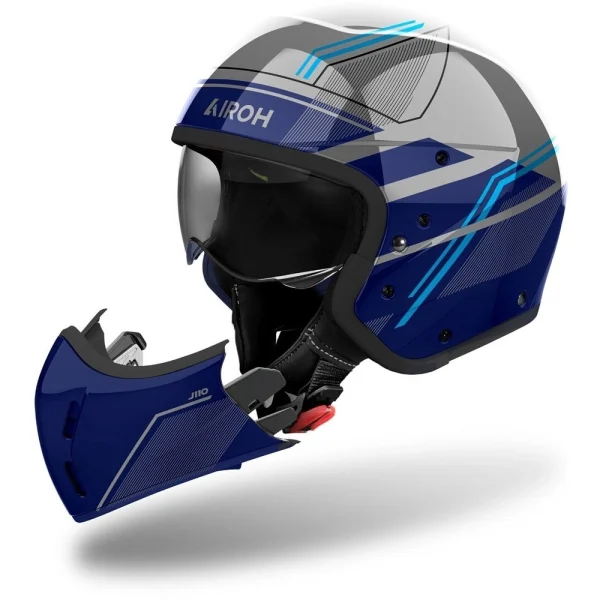 Airoh J 110 Slim Helmet 25 Grey/Blue