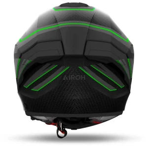 Airoh Matryx Sentinel Helmet Black/Grey/Green, Motoee.com