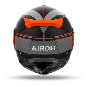 Airoh Specktre Leaf Helmet Matte Black/Grey/Red, Motoee.com