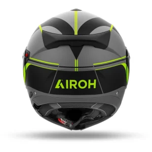 Airoh Specktre Leaf Helmet Matte Black/Grey/Yellow, Motoee.com