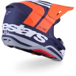 Alpinestars SM7 Core MX Helmet Matte Orange/Blue