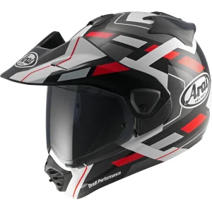 Arai Tour-X5 Match Enduro Helmet White/Black/Red