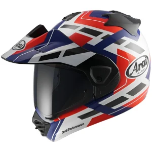 Arai Tour-X5 Match Enduro Helmet White/Blue/Red