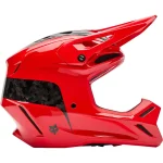 Fox V3 RS Fracture Carbon MX Helmet Red