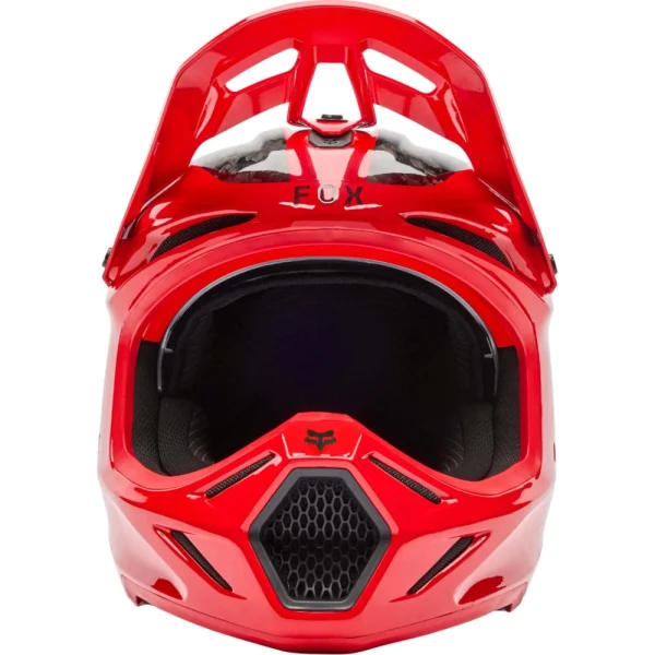 Fox V3 RS Fracture Carbon MX Helmet Red