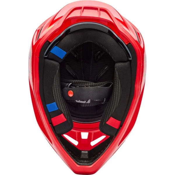 Fox V3 RS Fracture Carbon MX Helmet Red