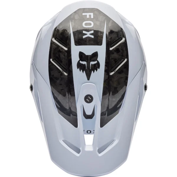 Fox V3 RS Fracture Carbon MX Helmet White