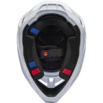 Fox V3 RS Fracture Carbon MX Helmet White