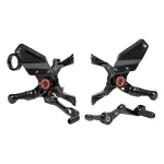 Gilles MUE2 Rearset Black for BMW S1000R/M1000R (21-24)
