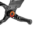 Gilles MUE2 Rearset Black for BMW S1000R/M1000R (21-24)