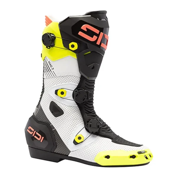 Sidi Mag-2 Air Boots Black/White/Neon