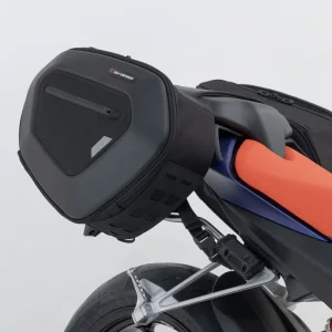 SW-Motech Pro Blaze H Saddlebag Set Black for Aprilia Tuono 660/RS 660 20-/Tuono RS 457 24-, Motoee.com