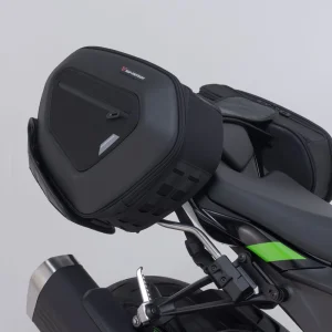 SW-Motech Pro Blaze H Saddlebag Set Black for Kawasaki ZX-6R 23-/ZX-4RR 23-, Motoee.com