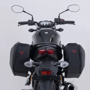 SW-Motech Pro Blaze H Saddlebag Set Black for Suzuki SV650 ABS 15-/SV650X 18-, Motoee.com