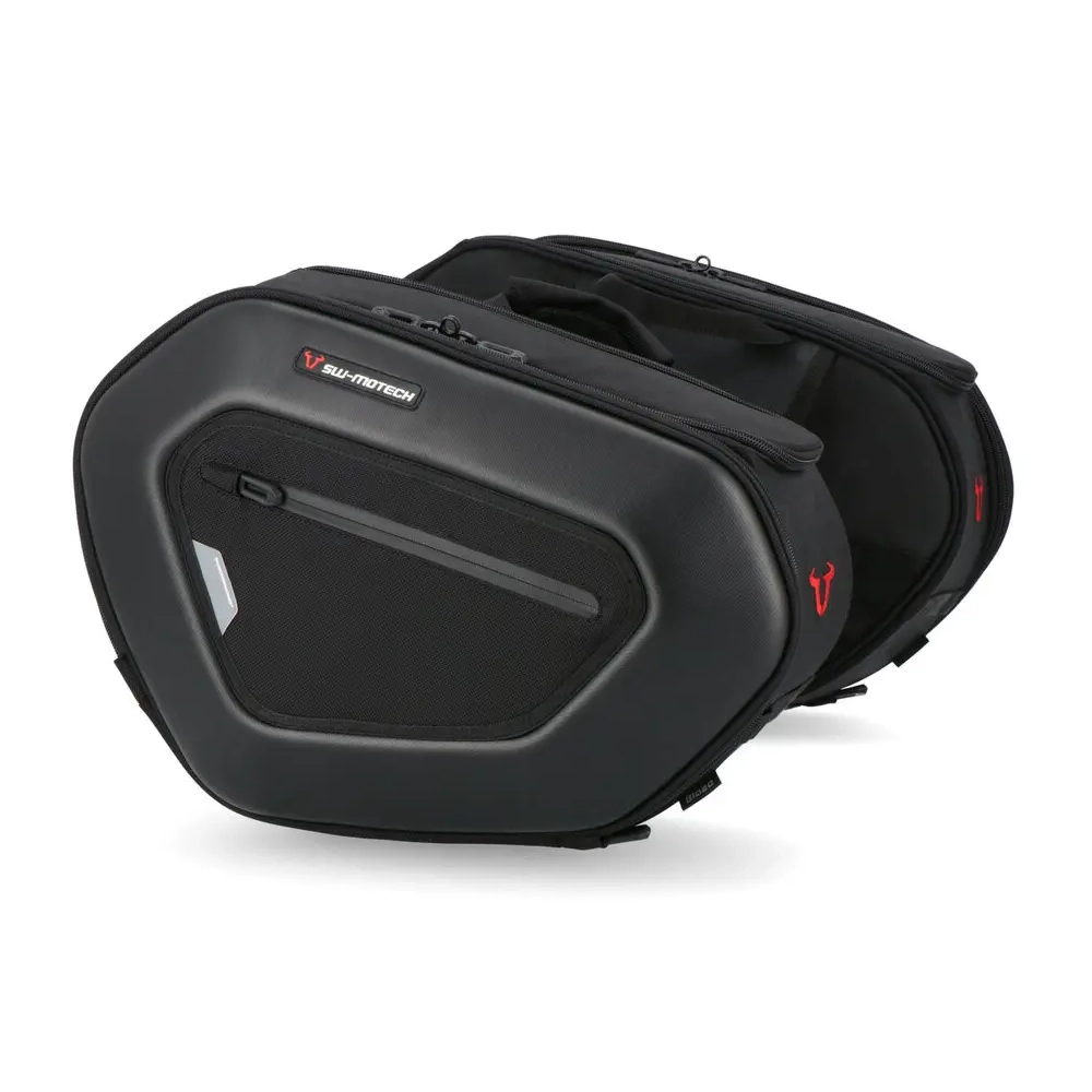 SW-Motech Pro Blaze Saddlebag Set Black for Yamaha FZ1/FZ1 Fazer/FZ8/FZ8 Fazer, Motoee.com