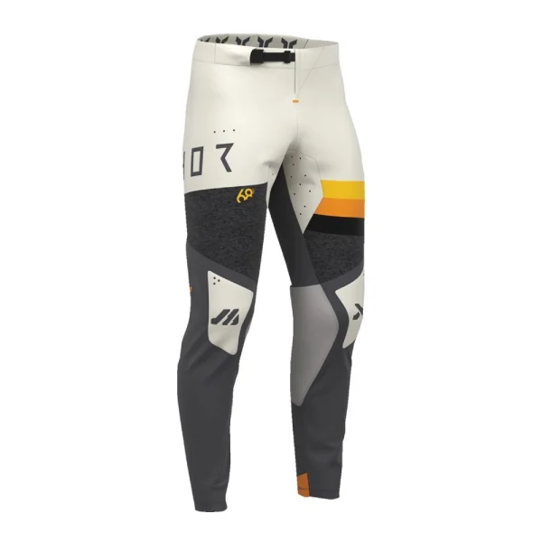 Thor Sportmode League MX Pants Anthracite/Yellow/Orange